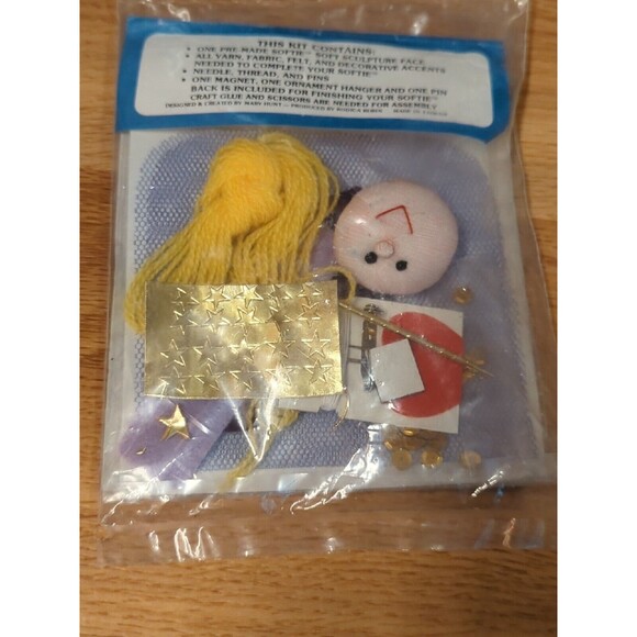 Softies Fairy Princess Kit Soft Sculpture To Decorate #2118 Vintage Arts Crafts - Picture 5 of 6